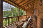 Bearadise - Porch Seating and View